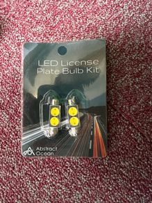 Tesla Model S Licence Plate Bulbs