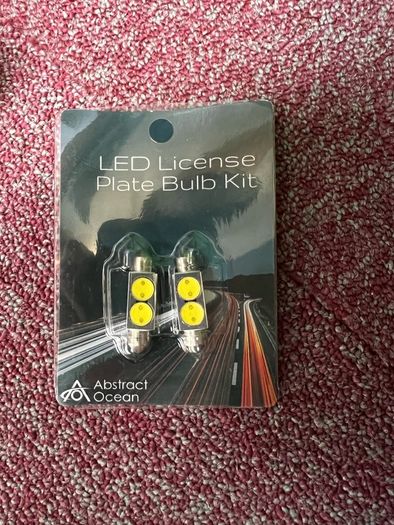 Tesla Model S Licence Plate Bulbs