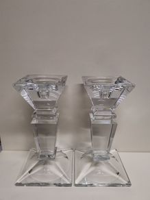 Glass Candle Holders