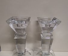 Glass Candle Holders