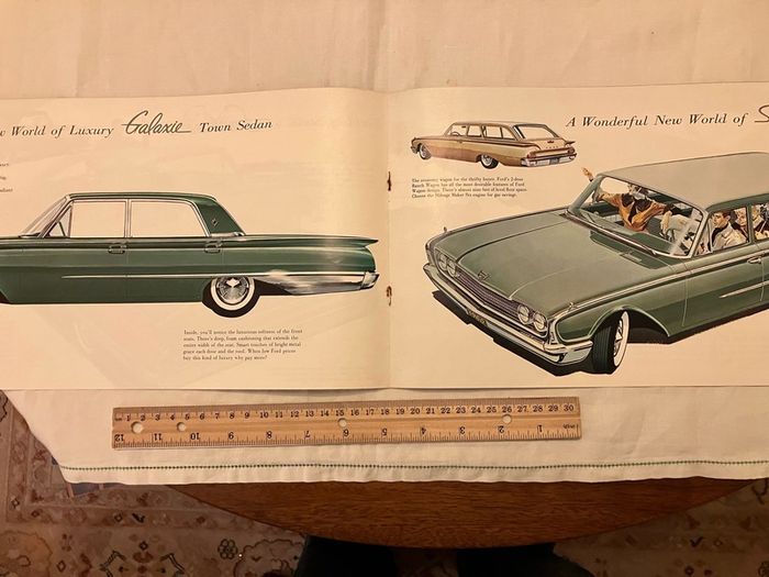 American car brochures. 1950s, 1960s and 1980s