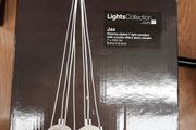 JAX Chrome plated 7 light pendant with crackle effect glass shades