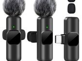 K60 Wireless Lavalier Microphone - Mini Clip-On Mic for iPhone, Type-C Android & Laptop (USB-C) - 08311