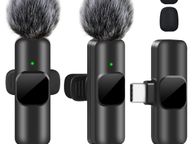 main image for ad K60 Wireless Lavalier Microphone - Mini Clip-On Mic for iPhone, Type-C Android &amp; Laptop (USB-C) - 08311