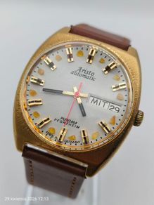 Vintage ARISTO Automatic PUW1464-One-Off Watchmaker Custom with Baltic Amber Dial