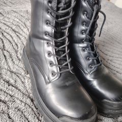 Black Chunky Boots  Size 7