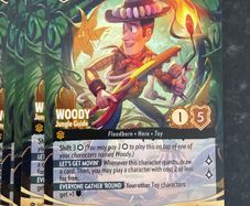Lorcana promo woody
