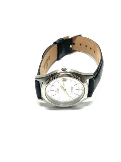 Omega Seamaster Quartz Stainless Steel Silver Dial Mens Luxury Watch