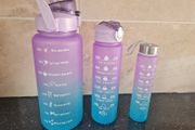 3 water bottles