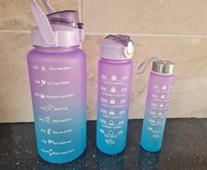 3 water bottles