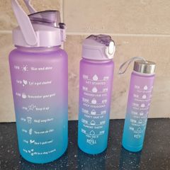 3 water bottles