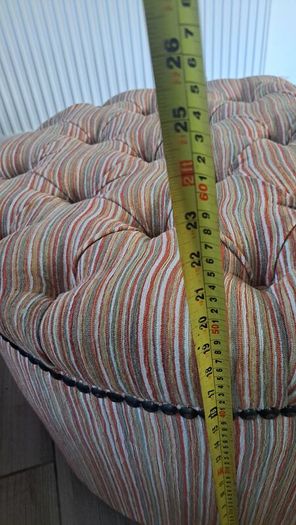 Unique Snuggle Chair and Foot Stool