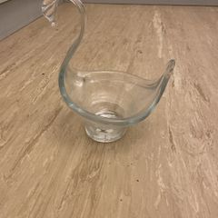 glass swan