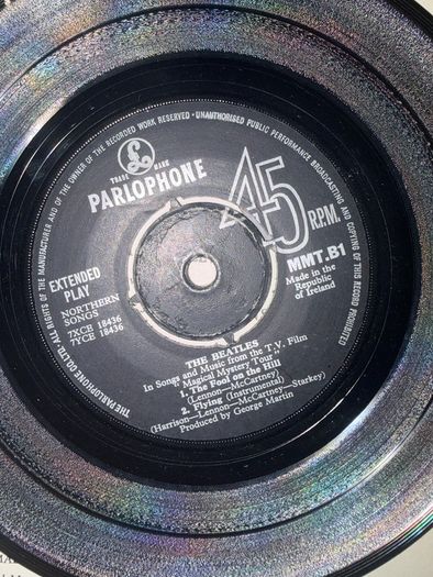 The Beatles vinyl Single EPs Irish pressing