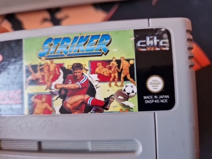 Striker Super Nintendo Snes Arcade Retro Games Original