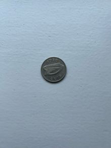 1980 5p old Irish coin