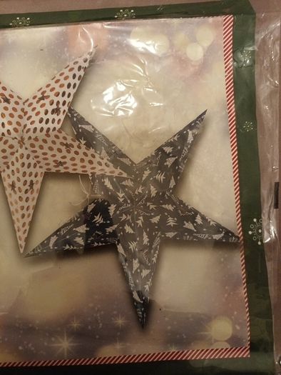 christmas stars x 2