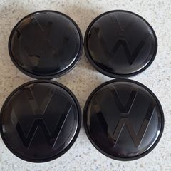 All black VW Centre Caps (FREE POST)