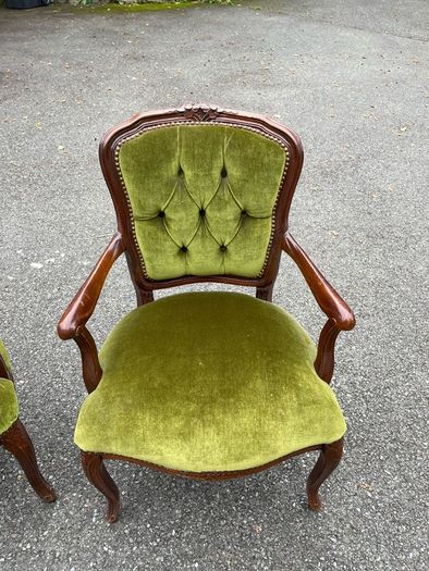 Pair of fabulous Italian made parlour chair