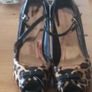 River Island peep toe leopard print shoes Image 5