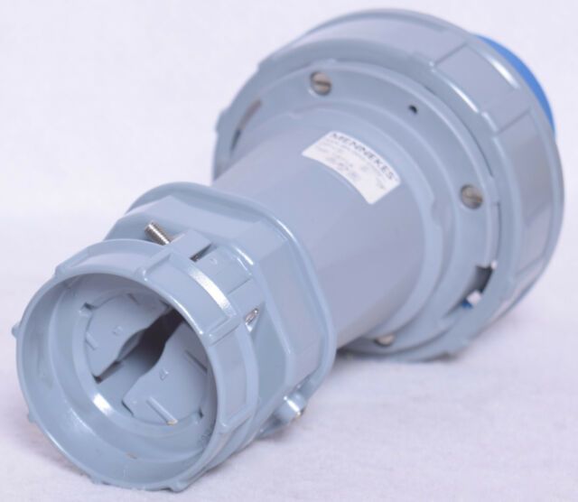 Mennekes 63A-6h/200-250V 2P+ Type 1571A Industrial Connector Made in Germany. New