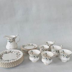 Royal Albert 'Brigadoon' Bone China Part Tea Service - 23 Pieces