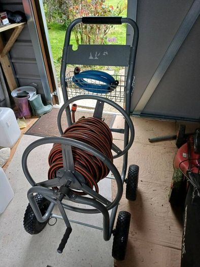 Water hose cart