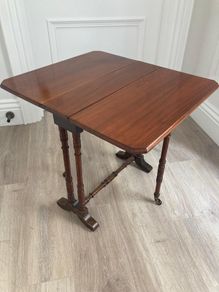 Antique Victorian Quality Solid Mahogany Sutherland Table