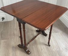 Antique Victorian Quality Solid Mahogany Sutherland Table