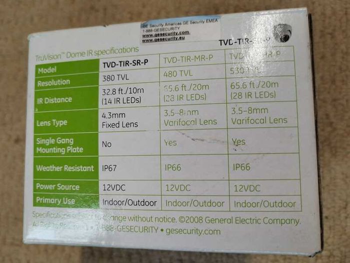 GE-Security CCTV Camera - Perfect Security For Your Home, Garden or Business Yard etc