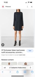 Allsaints Freida Dress UK 10 BNWT