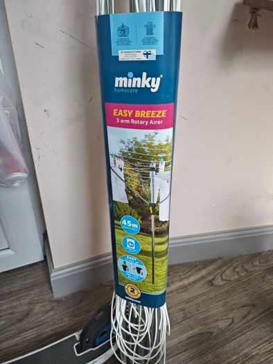 Minky 3 arm rotary washing line
