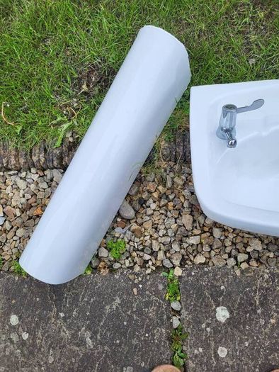 sink and pedestal