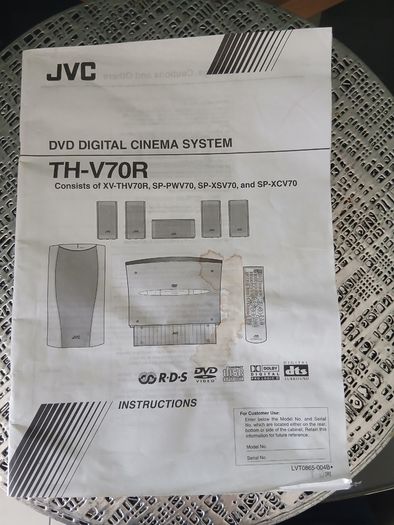 JVC DVD digital cinema system