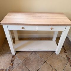 White Console Table with 2 Drawers