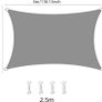 Sun Shade Sail Waterproof Rectangle 2x3m, 95% UV Block Garden Sunscreen Awning Canopy with Free Rope, Breathable Patio Sail pergola for Outdoor Party (FREE SHIPPING) Image 3