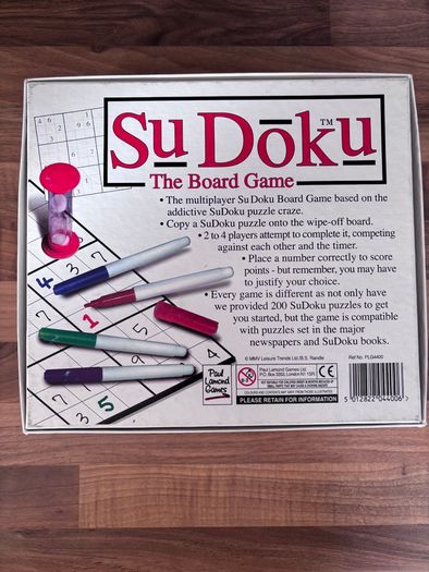 Sudoku The Board Game