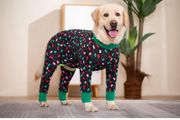 Large Dog Clothes, Elastic Pet Onesie Clothes Protect Joints Anti-hair Anti Licking, Wound Protection Pet Pajamas PJS Dog Jumpsuit For Medium Large Dogs (6-7XL, Black)