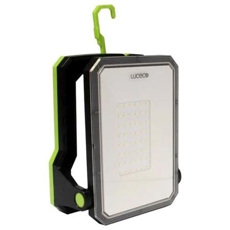 Luceco Folding Magnetic Led 10w Work Light With Power Bank - Usb - c Charged