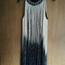 Dress with chain style top and golden threads Image 3