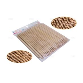 Wooden Disposable Sticks Cuticle Pusher Nail Art Sticks - 100 pcs