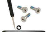 5 Point Star Pentalobe Screwdriver Repair Tool + 3 Screws for iPhone 4 4S 5