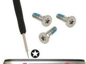 5 Point Star Pentalobe Screwdriver Repair Tool + 3 Screws for iPhone 4 4S 5