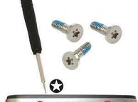 main image for ad 5 Point Star Pentalobe Screwdriver Repair Tool + 3 Screws for iPhone 4 4S 5
