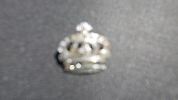 Vintage Crown Memorial Brooch