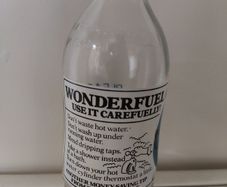 1980s Unigate Milk Bottle -Wonderfuel Gas