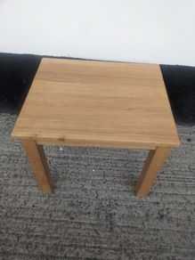 Solid coffee table