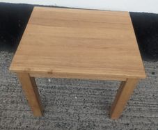 Solid coffee table
