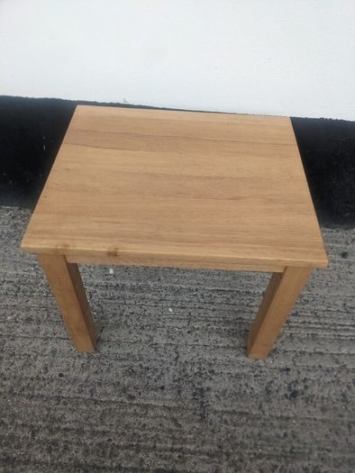Solid coffee table