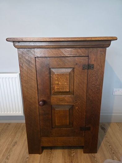 Mid-Century Solid Oak Cabinet